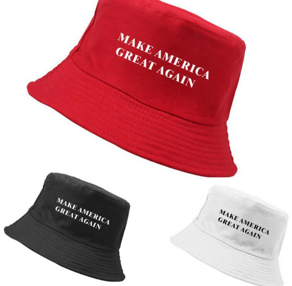 Make America Great Again hat Donald Trump Bucket Hat 3 COLOR Men women summer hat KKA6637