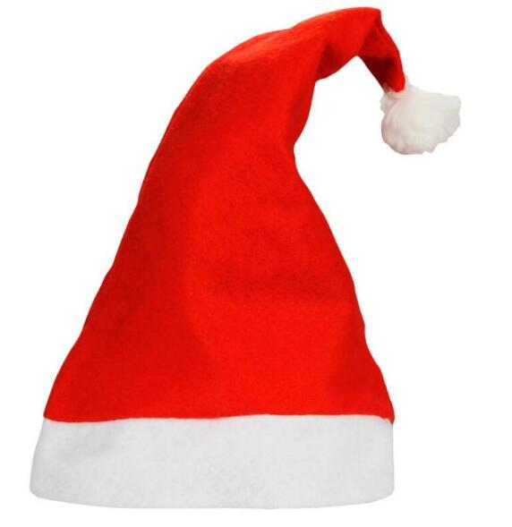 Christmas Santa Claus Hats Red And White Cap Party Hats For Santa Claus Costume Christmas Decoration