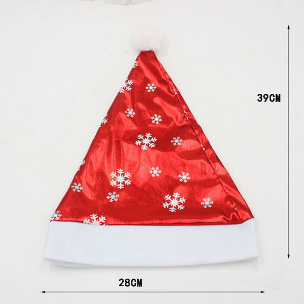 Snowflake Christmas Hat Christmas Creative Ornaments New Color