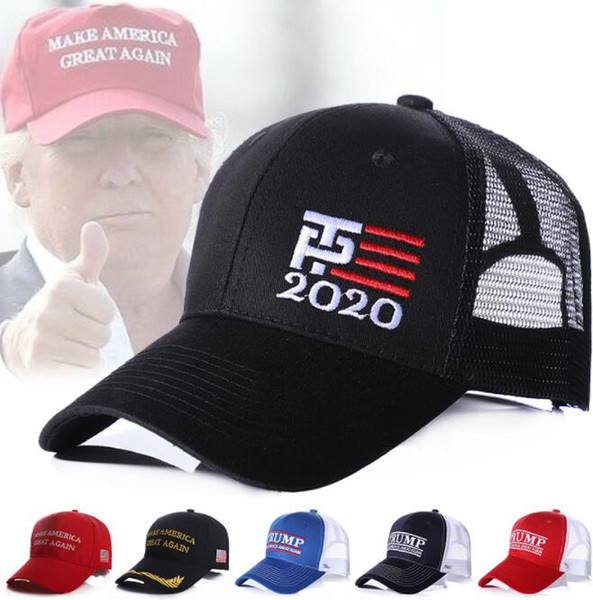 Donald Trump 2020 Cap e Mesh Baseball Caps Summer America Great Snapback Sports Visor Cap LJJK1515