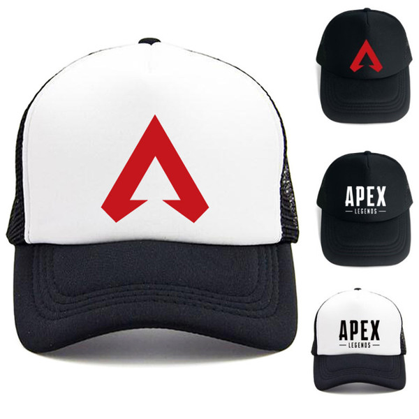 Apex legends Game Caps Summer Mesh Fashion Outdoor Baseball Cap Hip Hop hat Protector Sun Hats For men Women Party Hats WX9-1237