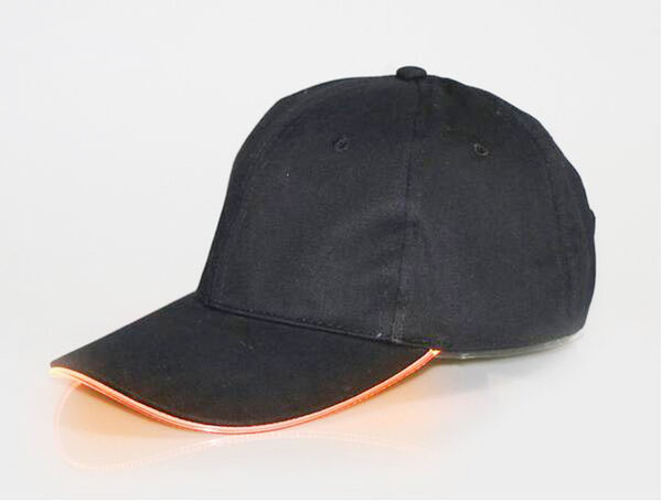 New Arrive LED Light Hat Glow Hat Black Fabric For Adult Baseball Caps Luminous 7 Colors For Selection Adjustment Size Xmas Party