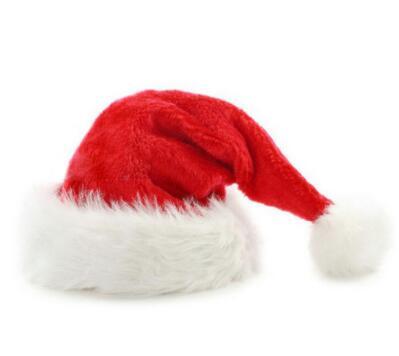 Free Shipping Mix and Match Welcome Plush Christmas hats Christmas Holiday Xmas Cap for Santa Claus