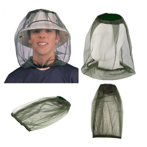 Hot Sale Lightweight Midge Mosquito Insect Hat Bug Mesh Head Net Face Protector Travel Camping Hedging Anti-mosquito Cap DH0891 T03