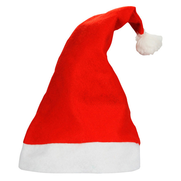 Christmas Santa Claus Hats Red And White Cap Party Hats For Santa Claus Costume Christmas Decoration for kids adult Christmas Hat