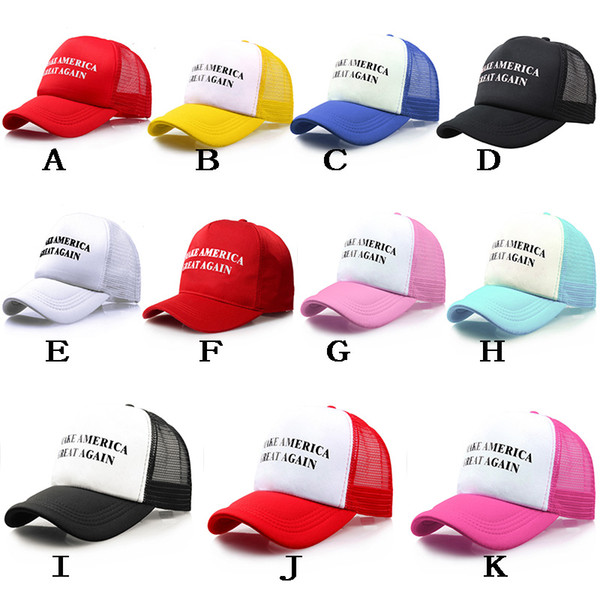 Make America Great Again Donald Trump Baseball Caps Mesh Summer Breathable Hats Men Women Student Sports hats Republican Adjustable cap