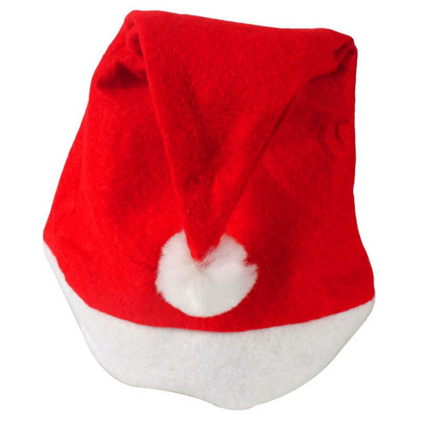 New Christmas Supplies Cap Thick Ultra Soft Plush Santa Claus Christmas Hat 30*40cm Santa Claus Hat LX3417