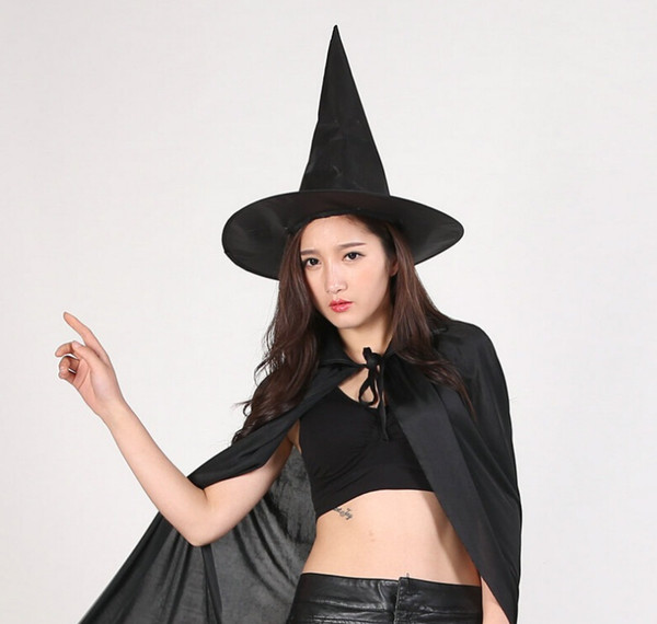 New Arrive Halloween Costumes Witch Hat Caps Party Decoration Supplies Masquerade For Women Party Hats Party Supplies