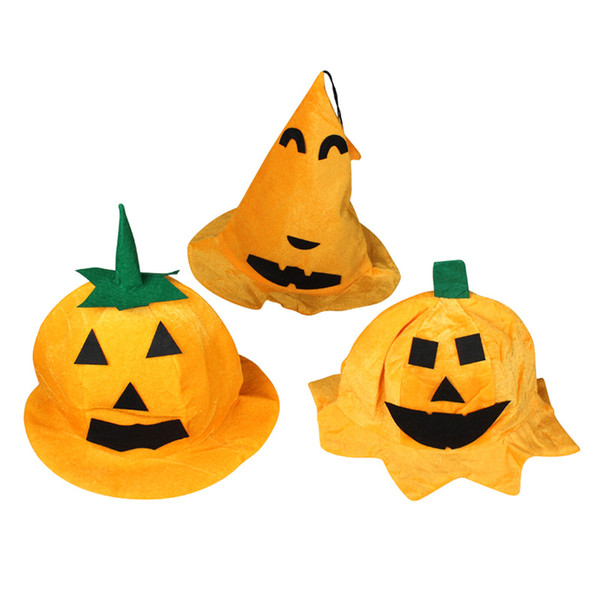 NEW Halloween Pumpkin Dress Up Hat Dress Up Props Pumpkin Barrel Cap Octagonal Party Hat L2