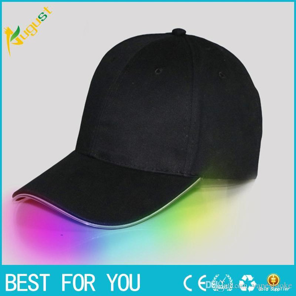 Baseball Hats LED Luminous Party Fiber Optic Hat Women Men Hockey Snapback Basketball Ball Caps Unisex Visor Tourism Hat