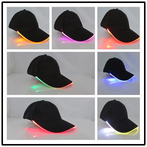 Adult Glow Hats Led Light Cap Women Men Luminous Baseball hat Fashion Mens Sport Hip Hop Hat Christmas Party Gift new