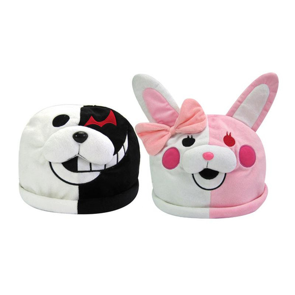 Dangan Ronpa Bear Monokuma hat cosplay Wholesale-Anime Cartoon Dangan Ronpa Bear Monokuma Hat Cap Cosplay Prop Costu children and a