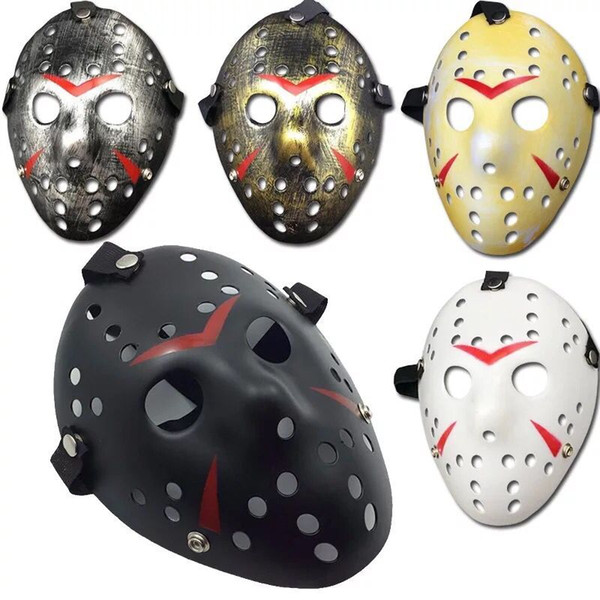 Archaistic Jason Mask Full Face Antique Killer Mask Jason vs Friday The 13th Prop Horror Hockey Halloween Costume Cosplay Mask