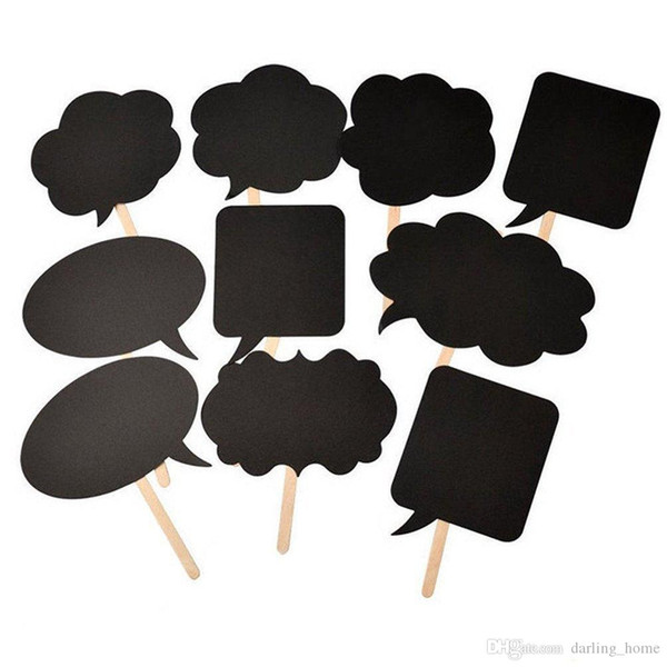 10pcs/set Blanket Blackboard Photo Booth Props Paper Mask Party Decoration Masquerade Masks Kids Toys Christmas Event Decor