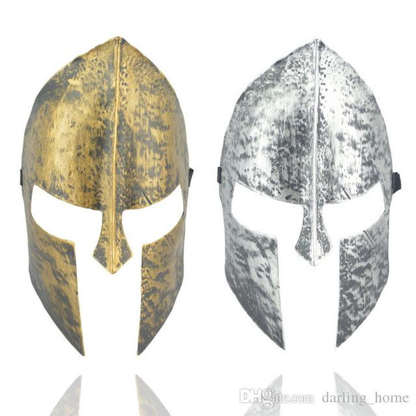 28*17.5cm Spartan Warrior Mask Halloween Party Decoration Masquerade Masks Craft Supplies Party Supplie Christmas Gifts Event Decor