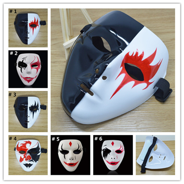 Hip-Hop Street Dancing Masks Halloween Party Cool Masks School Performance Masquerade Mask Hand Painted Ghost Decoration Drop Shipping