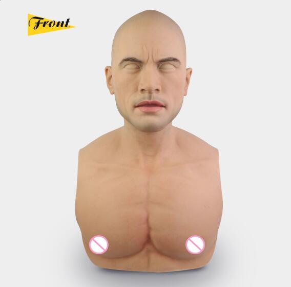 halloween artificial realistic silicone mask disguised male latex adult full face cosplay mask for party Men Masks