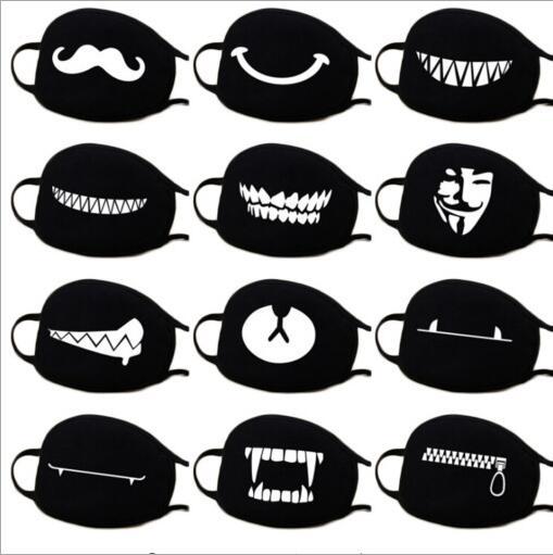 Cotton Dustproof Mouth Face Mask Anime Cartoon Lucky Bear Women Men Muffle Face Mouth Masks GB887