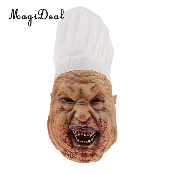 Halloween Masks Horrific Scary or Funny Latex Butcher Mask for Costume Party