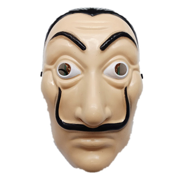 1pc Salvador Dali Cosplay Movie Mask Money Heist The House of Paper La Casa De Papel Cosplay Face Mask