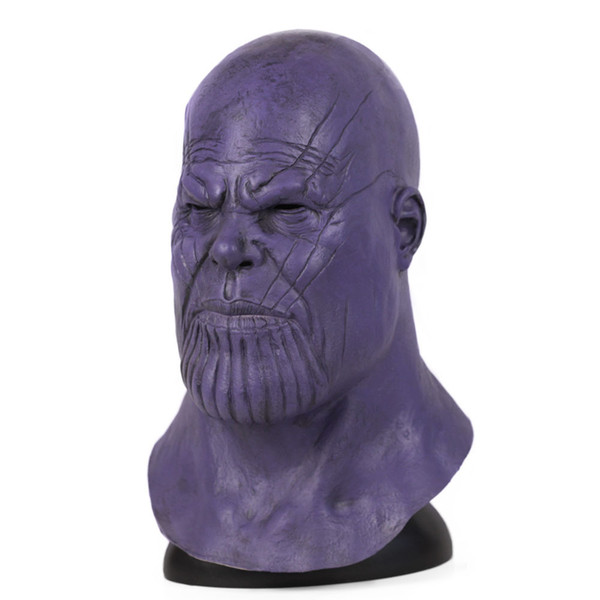 endgame cosplay Thanos Mask Helmet Full Helmet Halloween Cosplay Latex Party Masks Props For Adult Men Women