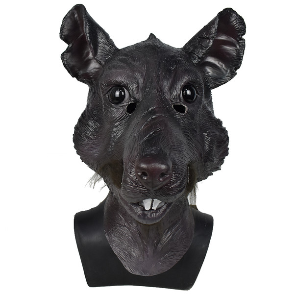 Rat Head Latex Mask Mouse Monster Movie Costume Cosplay Party Fancy Dress Splinter Mask