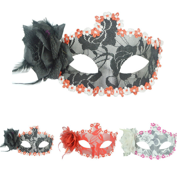 1PCS Lace Black Women Sexy Eye Mask Party Masks For Masquerade Halloween Venetian Costumes Carnival Mask For Anonymous Mardi B1