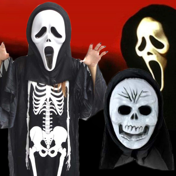 Halloween Ghost Skull Skeleton Mask Full Face Party Scary Toy Trick Funny