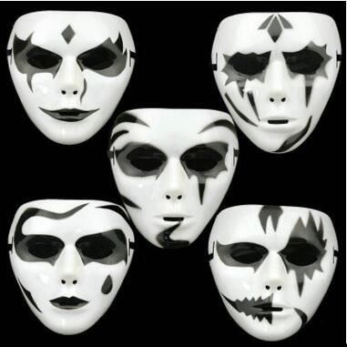 Hot Men JabbaWockeeZ Party Full Face PVC Masks Men Halloween Masks Bar Club Performance Show Masquerade Masks Mix Order