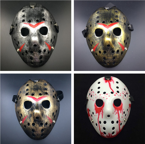 Horror Jason Voorhees Mask Halloween Cosplay Custume Masks Friday the 13th Scary Mask 16 Styles Horrific Fake Face A02