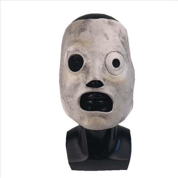 Latex Mask Corey Taylor masks Dulex Latex Mask DJ Star Cosplay Halloween Costume Prop for Adult Adjuster Slip knot