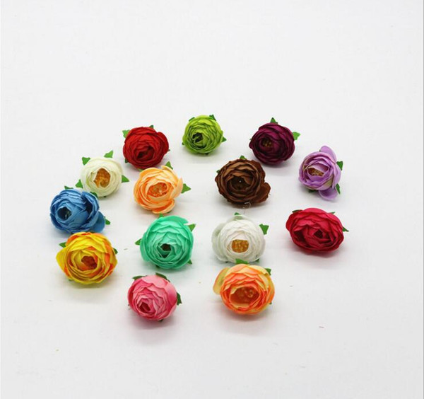 Artificial small tea box candy box decorative accessories DIY garland materials handmade flower headdress Craft flower hand corsage material