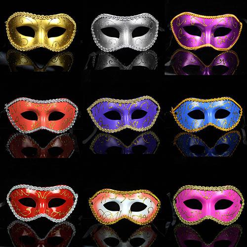 P057 Masquerade Costume Party New Year Christmas Halloween Dance Multi-Colors Sexy Half Face Mask Venetian Masks