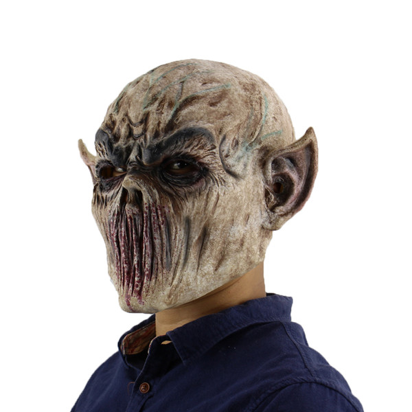 C/Miracle Scary Halloween Alien Zombie Mask Devil Mask Masquerade Cosplay Dance Party Biochemical Caps Mask