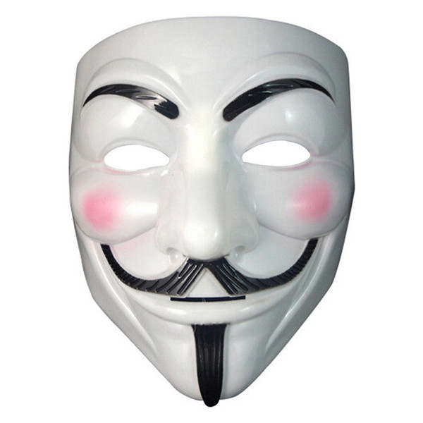 New Halloween mask costume party Cosplay Halloween Party Guy Fawkes V FOR Vendetta Anonymous Adult party Mask decorations Free 1000pcs