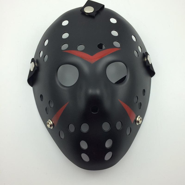 Black-Red Jason Mask Cosplay Full Face Killer Mask Jason vs Friday Horror Hockey Halloween Costume Scary Mask free shipping