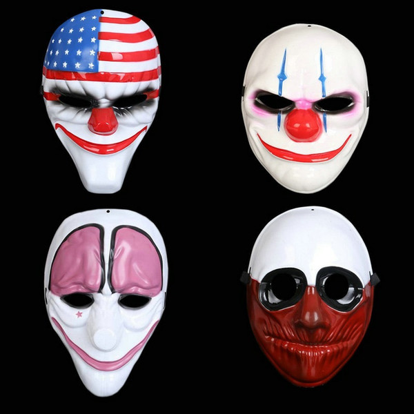 New Pattern Halloween Face Mask Payday2 Series High Grade Game Theme Masks Of The Clown Stars And Stripes 2 5zm Ww