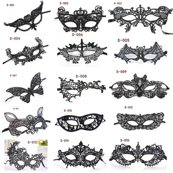 Half face Lace Masquerade Ball Mask Sexy Elegant Eyes Fancy Party Masks Soft Cloth Lace Material Drop Shipping Sale