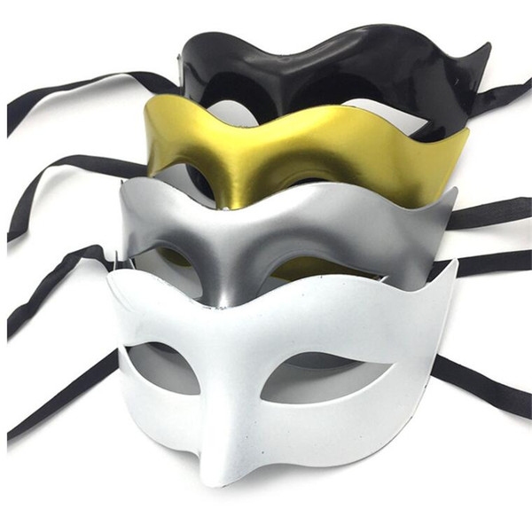 Masquerade party masks Costume Venetian Masquerade Mask Villain Eye Mask Party Decoration Black white silver gold