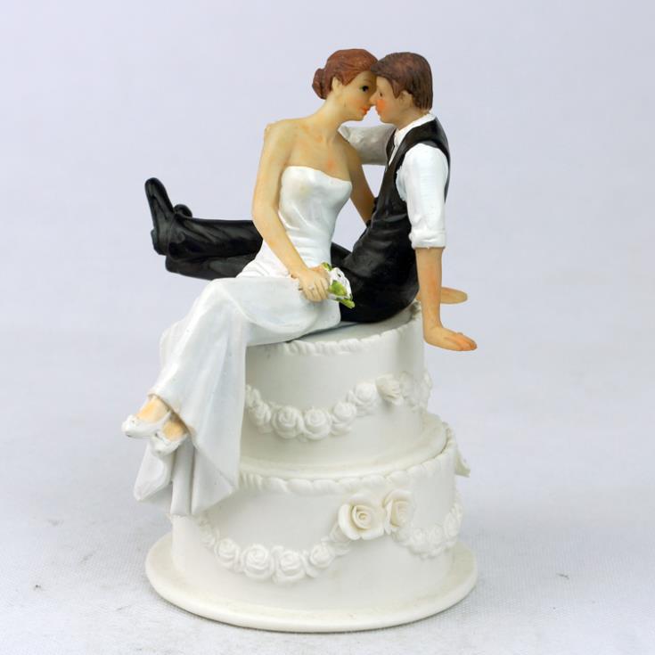 Wholesale-Wedding Cake Decoration New The Look of Love Bride and Groom Couple Figurine wedding cake topper