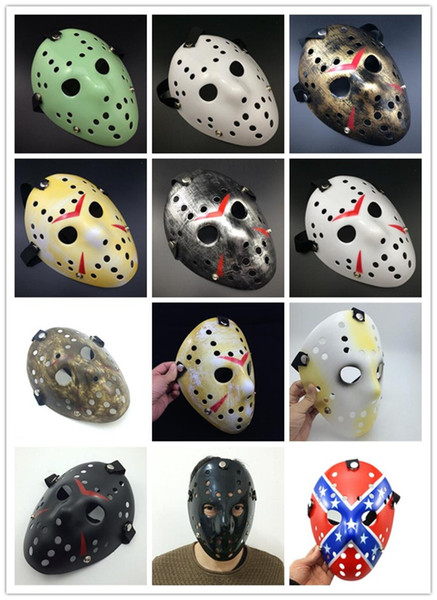 Archaistic Jason Mask Full Face Antique Killer Mask Jason vs Friday The 13th Prop Horror Hockey Halloween Costume Cosplay Mask