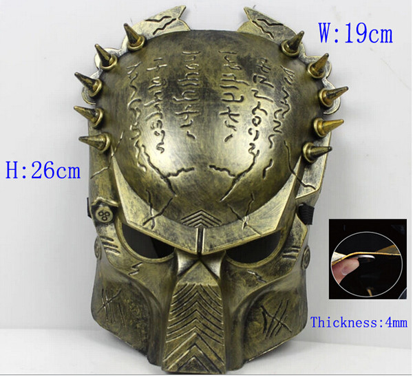 horror Paintball Mask avpr lone Wolf Iron Airsoft BB Gun and Army airsoft mascara scary mask