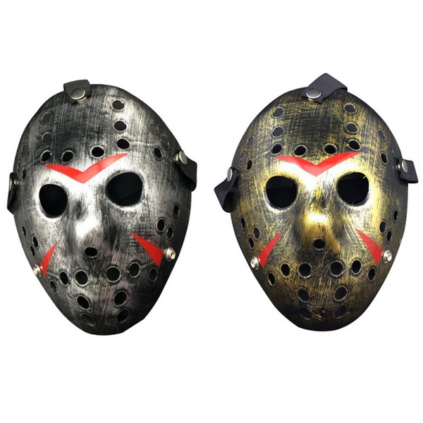 Wholesale- Party Cosplay Vintage Halloween Masks Jason Freddy Hockey Mask Delicated Thick PVC Costume Masquerade Masque