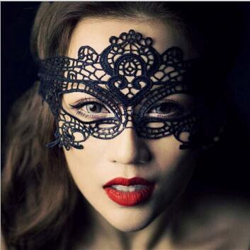 Masquerade sexy lace mask black/Costume party special wacky mask/Half mask charming Cosplay dinner mask, fox mask