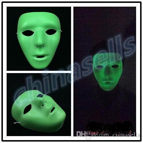 adult Halloween Masquerade Venetian mask kamen dancer ghost Hip-Hop mask luminous party bar face mask cosplay props