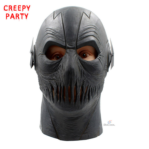 The Flash Masks Movie Superhero Cosplay Party Mask Halloween Full Head Realistic Latex Mask DC Costume