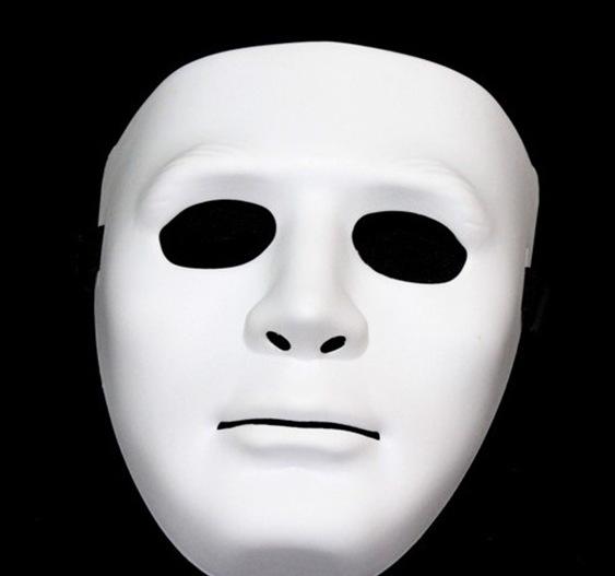 Halloween Christmas Festival Masquerade Party Props Ornaments Decoration hip-hop dance JabbaWockeeZ Mask White ghost mask