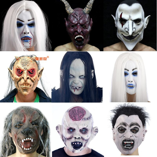 Halloween Mask Zombie Demon Horror Grim Scared Terrorist Hooded Devil Gloves FREE SHIPPING