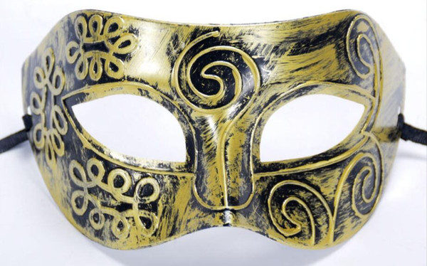 party mask Dress Up Roman style half face Mask PC For Adults COSPLAY Halloween Party Supplies