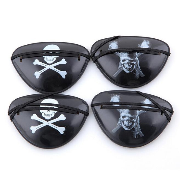 Halloween cosplay Pirate Eye Patch Skull Crossbone Halloween Festival Party Favor Bag Costume Kids Toy Eyepatch party masks